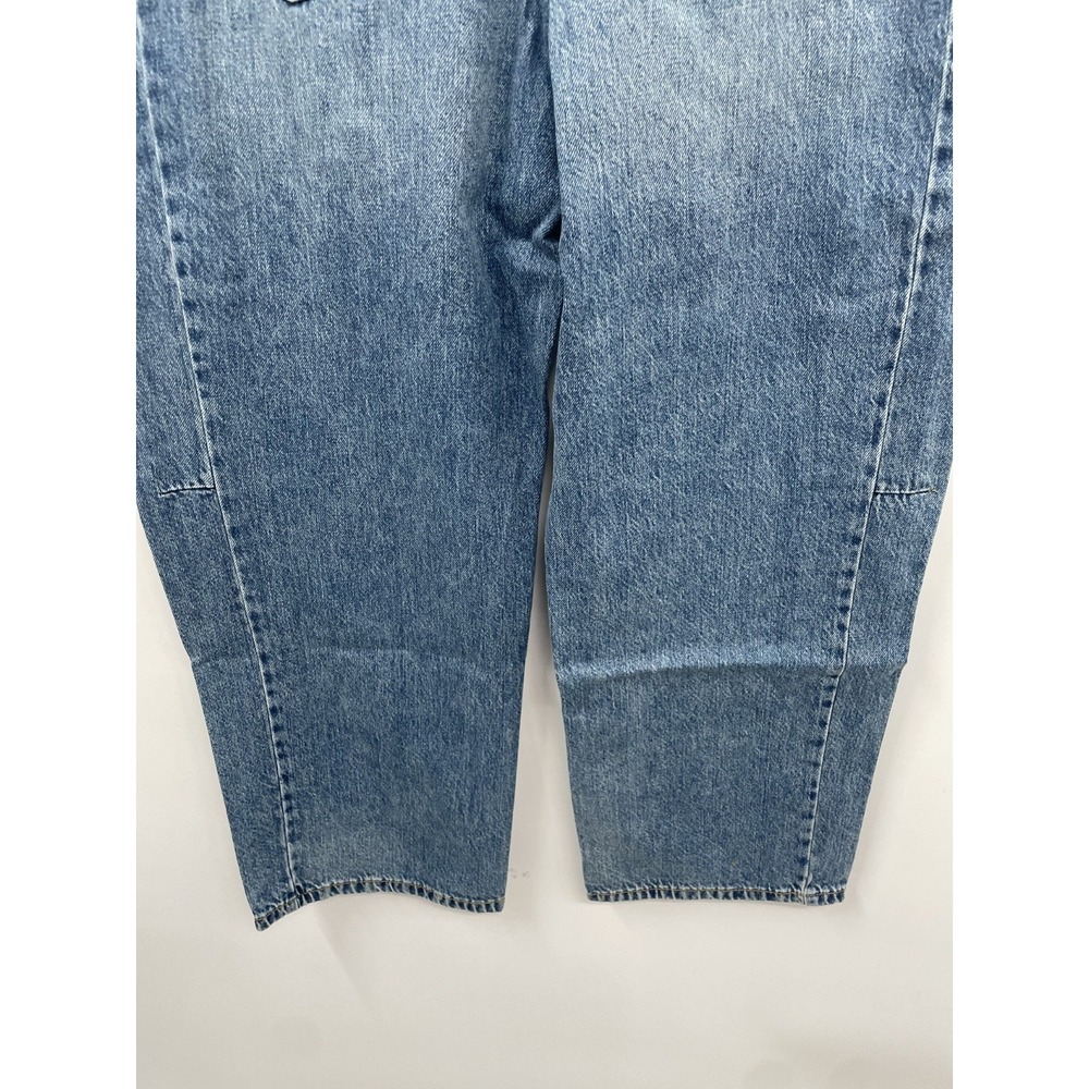 Lucky Brand Jeans Women's 6/28 Blue Denim Medium Wash Barrel Leg Streetwear NWT - Picture 7 of 16